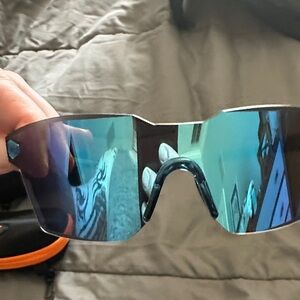 Blue Reflective Sunglasses